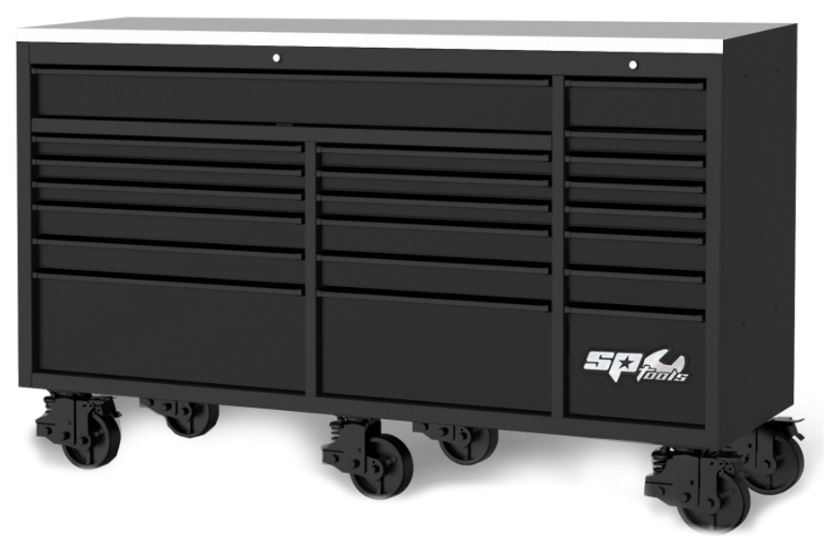 Lege gereedschapswagen 21 laden USA 185x109x62cm