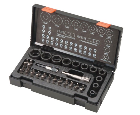 Set bitsen & doppen 8-22mm