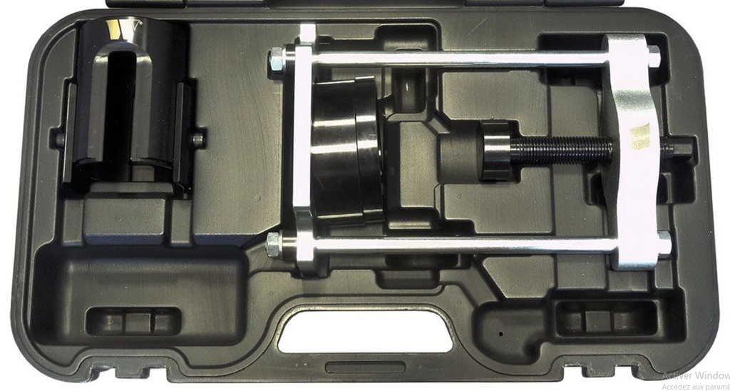 Voor het verwijderen en installeren van de silentblocs.