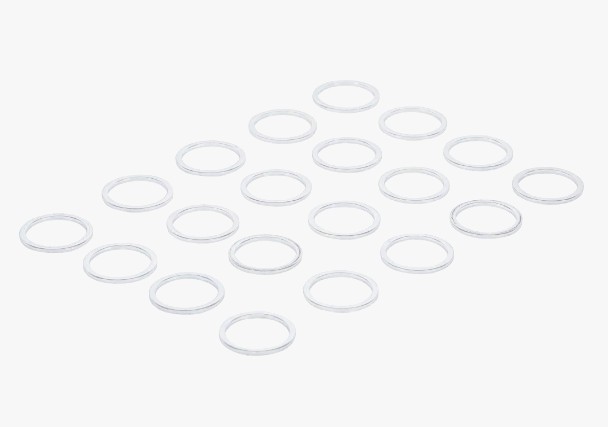 Assortiment de joints d’étanchéité pour art. 126 Ø 17 / 20,5 mm 20 pièces