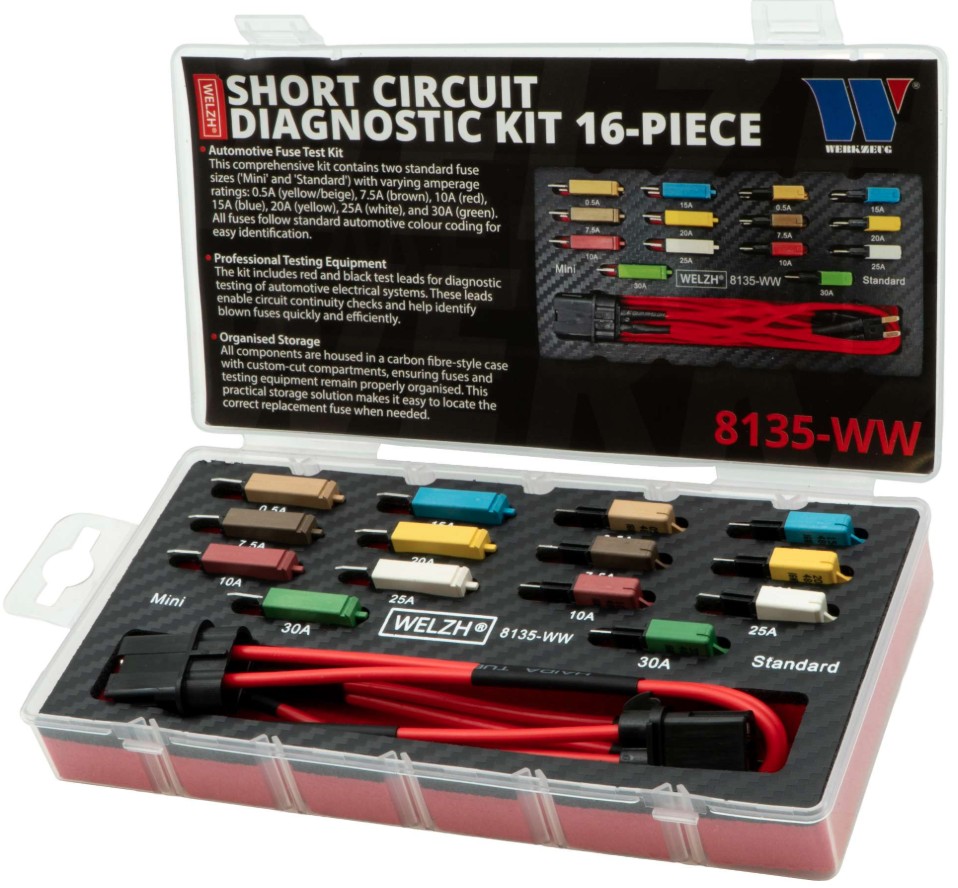 Testeur de circuits qui d'identifier rapidement les fusibles grillés.