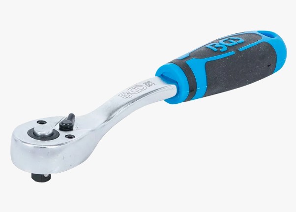 Ratelsleutel fijn vertand 1/4"