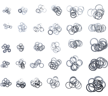 [BGS8143] Alu dichtingen 300 dlg  5-28mm