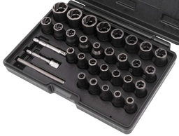 [44452-WW] Boîte de douille TWIST 1/4&quot; &amp; 3/8&quot; 6-19mm