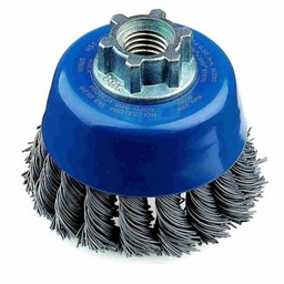 [HST0065KM14] Brosse cloche 65mm torsadée