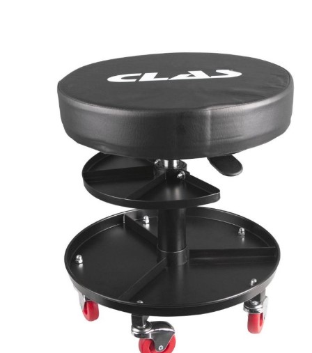 [OM0099] Tabouret à roulettes renforcé règlage pneumatique