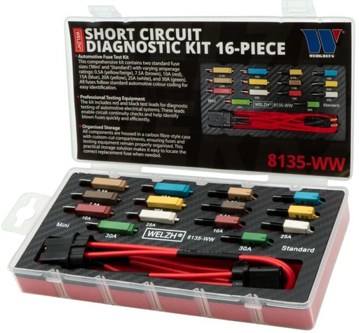 [8135-WW] Testeur de circuits qui d'identifier rapidement les fusibles grillés.