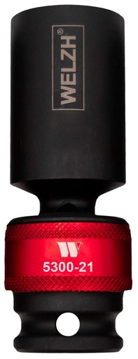 [5300-21-WW] Douille longue à choc 21mm 1/2" articulée