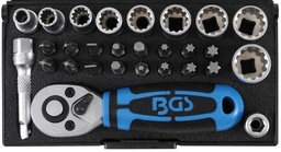 [BGS2143] Boîte de douilles 1/4&quot; 28 pcs