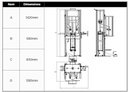 Compresseur de ressorts max 1000KG