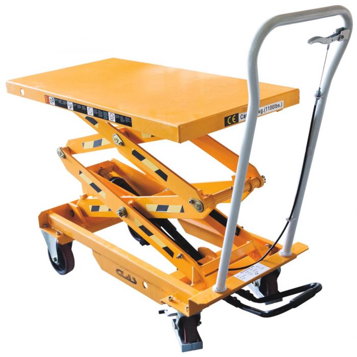 TABLE ELEVATRICE DOUBLE CISEAUX 500kg