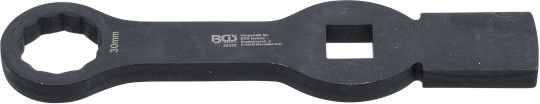 Slogging Ring Spanner | 12-point | with 2 Striking Faces | 30 mm
