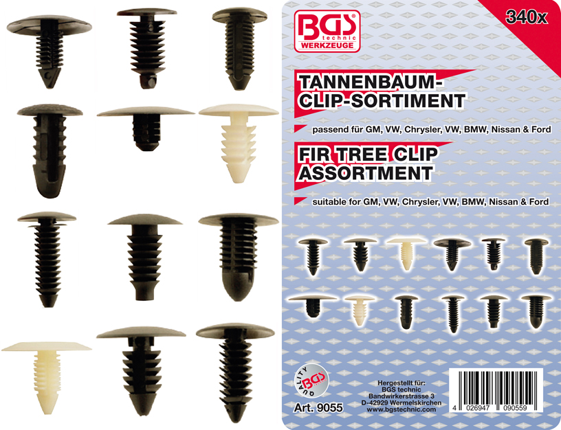 Assortiment GM, VW, Chrysler, BMW 340 st.