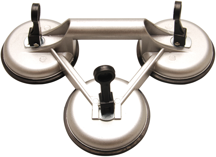 Trippel zuignap Ø 115 mm, Alu