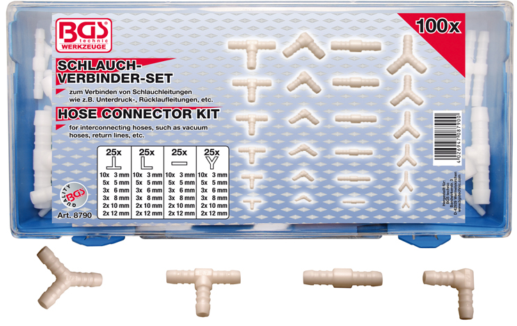 Set connecteurs 100 pcs