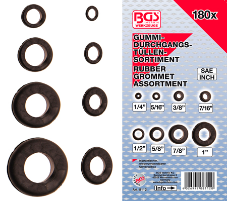Passe-fils 180 pcs 1/4 - 1"