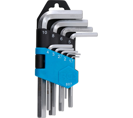 Set inbussleutels 1,5-10mm