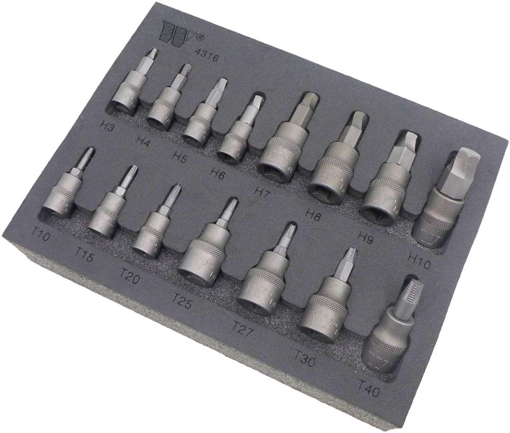 Extracteur de boulons Torx et Allen