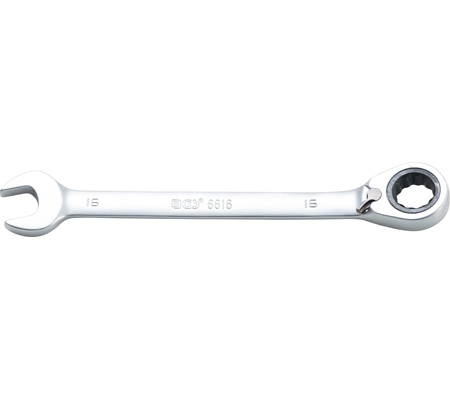 Ratchet Combination Wrench | reversible | 16 mm