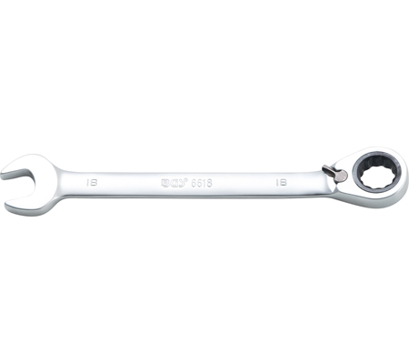 Ratchet Combination Wrench | reversible | 18 mm