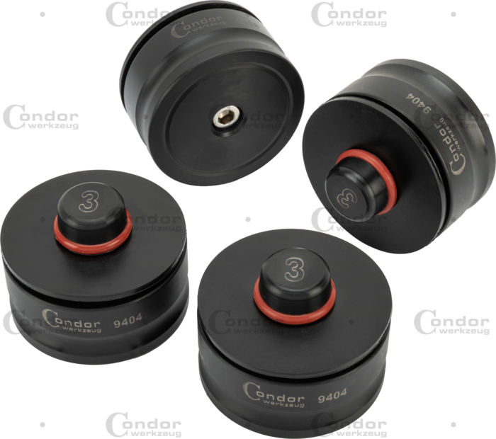 SET VAN 4 RUBBERS TESLA
