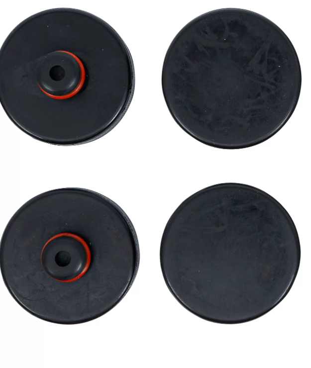 SET VAN 4 RUBBERS TESLA