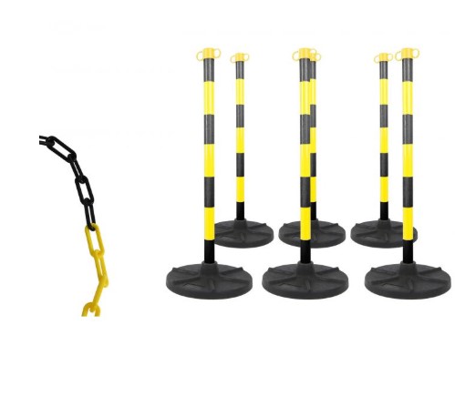 Pack de délimitation noir/jaune