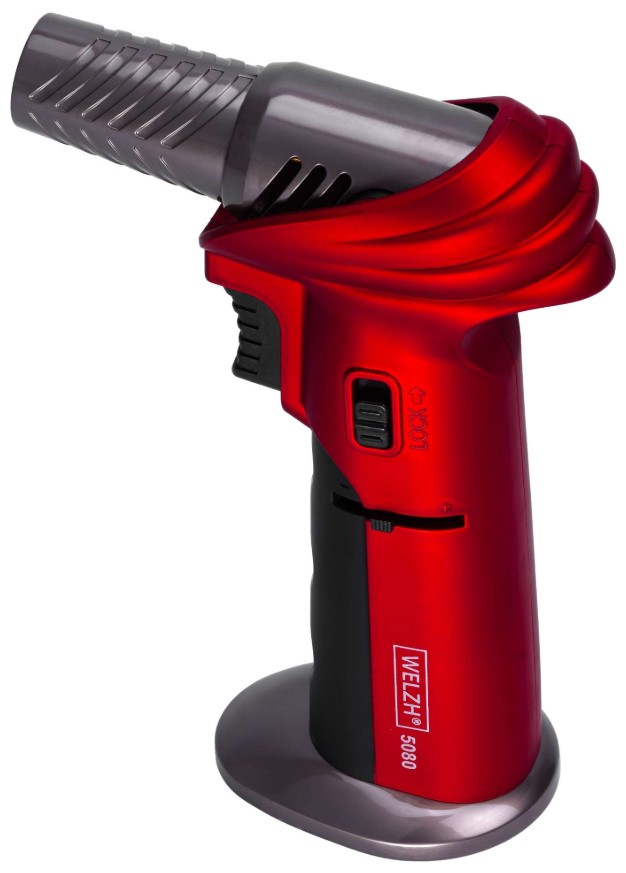Pocket gas torch met draaiende kop