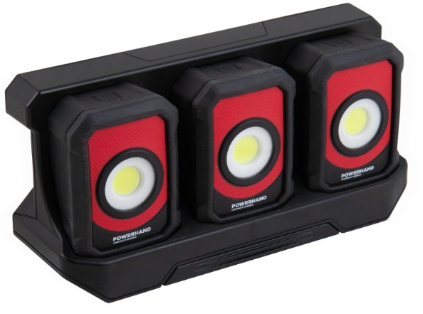 Support de charge avec 3 lampes compactes