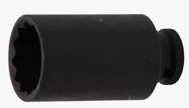 Douille à choc longue 1/2" 33 MM 12- Pans