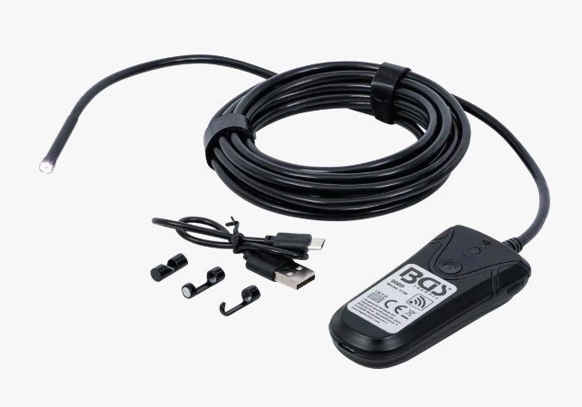 Endoscope WLAN couleur avec éclairage LED.