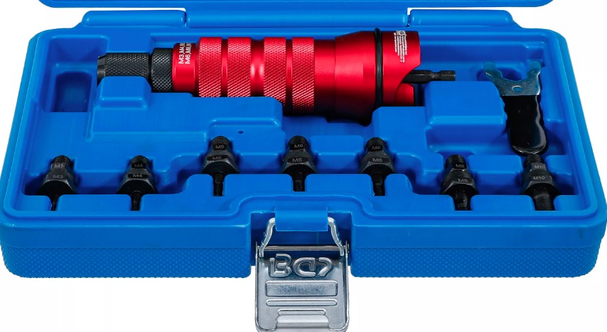  Blindklinkmoerenkop voor boormachine. M3-4-5-6-8-10