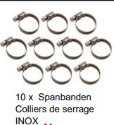 Colliers de serrage 110x130