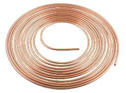 Koperen leiding Ø4,75mm L.7,62m