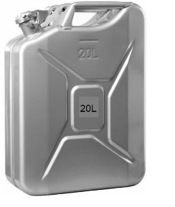 Jerrycan Grijs - 20L staal