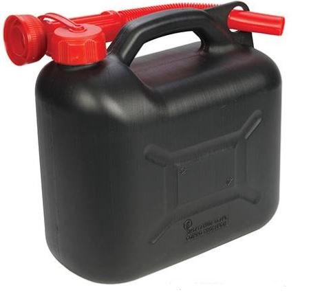 Bidon à carburant noir 5L