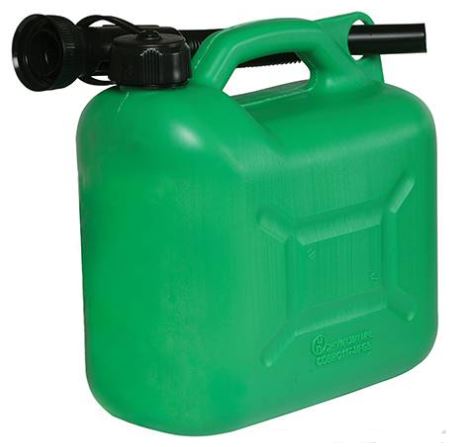 Fueltank groen 5L