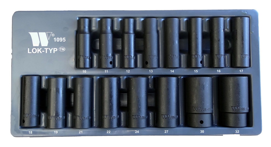 Lok-Type douilles 1/2 longues 10-32mm