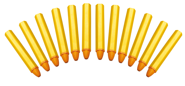 Stiften geel 12 st.