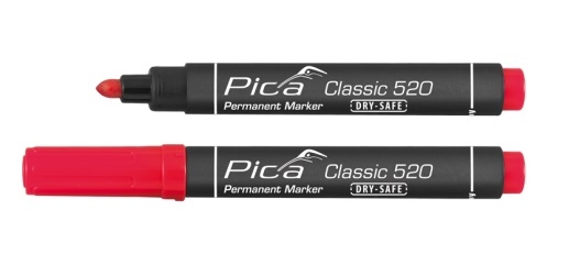 Pica Permanent Marker, Rood per stuk