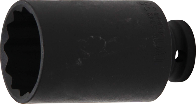 Douille à choc longue 1/2" 36 MM 12- Pans 