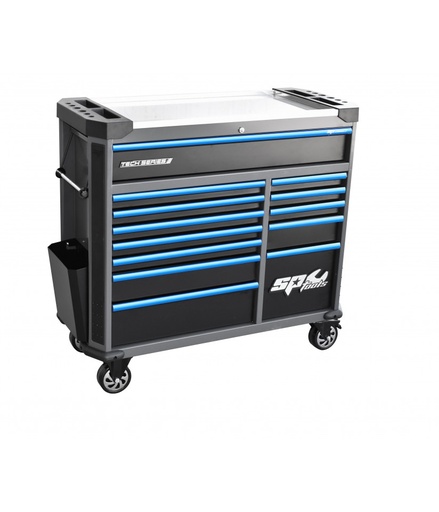 [SP42355DBL] Servante vide 13 Tiroirs Black/Blue