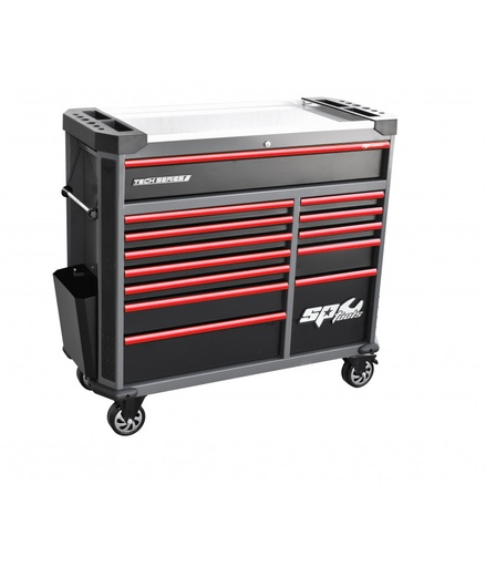 [SP42355DRE] Lege Gereedschapswagen 13 Laden Black/Red