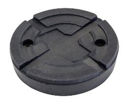 [EG1152] Ronde rubber met stalen plaat Ø125x26mm