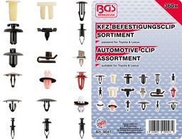 [BGS9047] Assortiment de clips Toyota &amp; Lexus 360 pcs