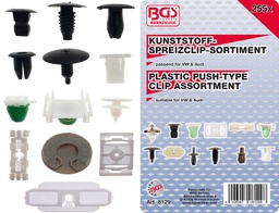 [BGS8129] Assortiment de clips carrosserie VAG 255 Pcs.