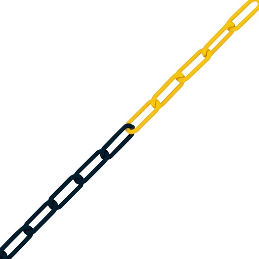 [NO1165182] Ketting geel/zwart 25m