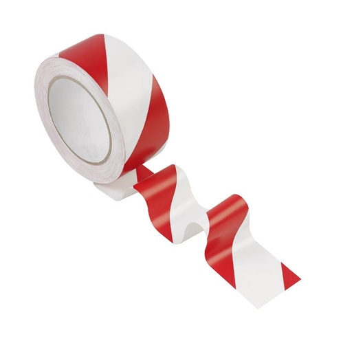 [NO3175011] Ruban autocollant rouge/blanc 33m