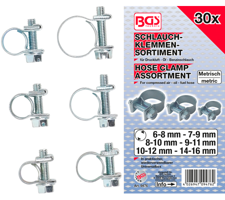 [BGS9476] Set spanringen 30 dlg.