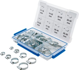 [BGS9547] Colliers de serrage inox 13-50mm 80 pcs